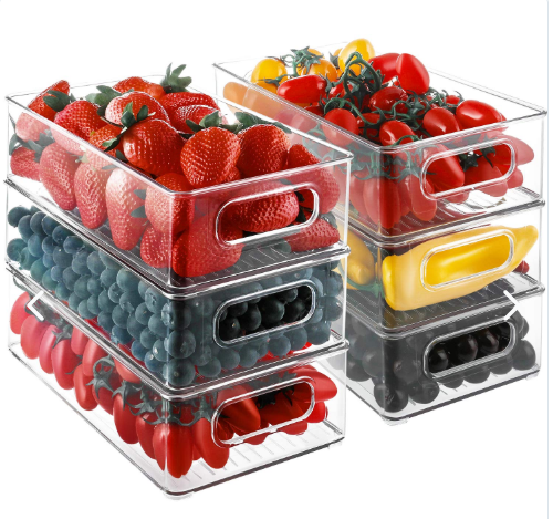 Kit de 3 Organizadores de Nevera – Mantén tus Alimentos Ordenados y Frescos