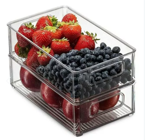 Kit de 3 Organizadores de Nevera – Mantén tus Alimentos Ordenados y Frescos